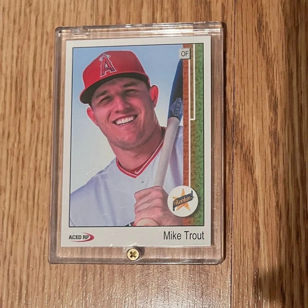 Mike Trout Angels ACEO 1989 UD Style Rookie Card (MISC10)